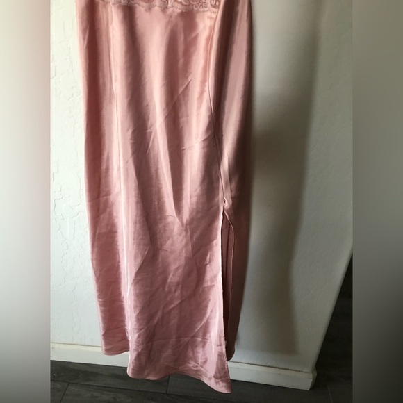 Victoria’s Secret|Dusty Rose midi lace slip dress, sleeveless•••Size XL - Picture 3 of 8